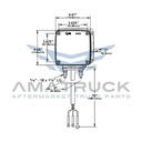 grote-Direccional Led Grote 2 Tornillos R-G5540-diagrama