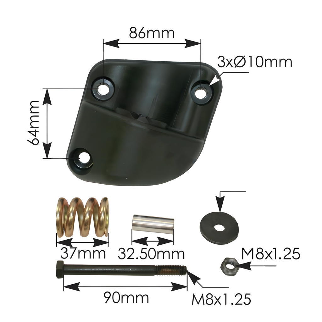 Soporte Espejo Cabina International Prostar Izquierdo 924-5105