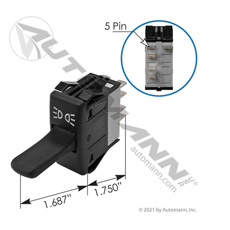 SWITCH DE LUCES MARCADORES KENWORTH P27-1040-03