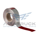 CINTA REFLEJANTE GROTE ROJA GRIS 2 X150'