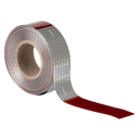 Cinta Reflejante Roja/Blanca 2" x 150' Grote 41160