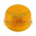 PLAFON REDONDO 2" AMBAR GROTE