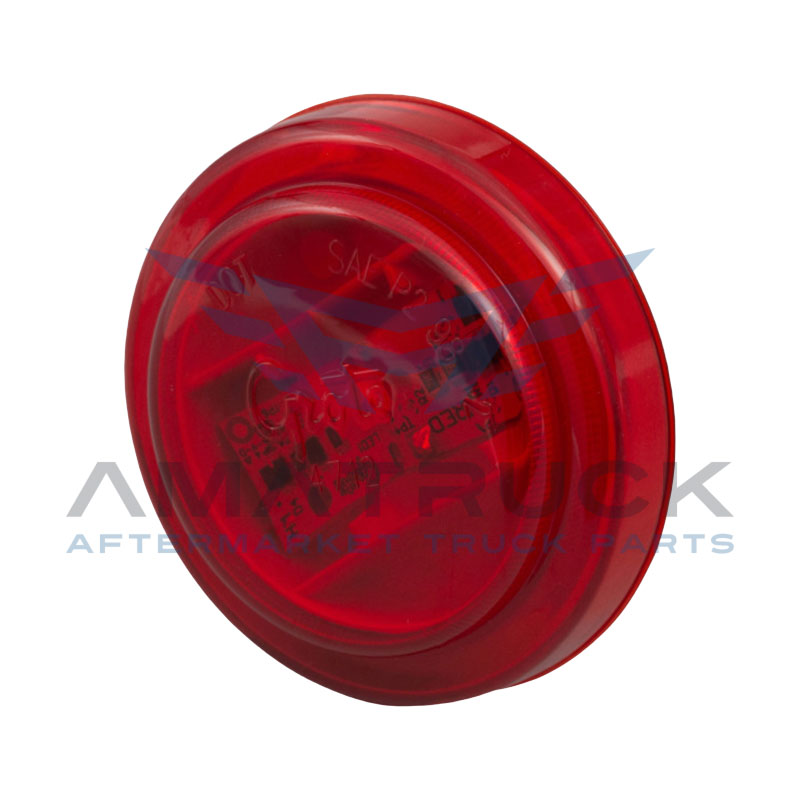 PLAFON REDONDO 2 1/2&quot; ROJO GROTE PLANO