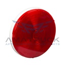 PLAFON REDONDO 4" ROJO GROTE  SELLADO