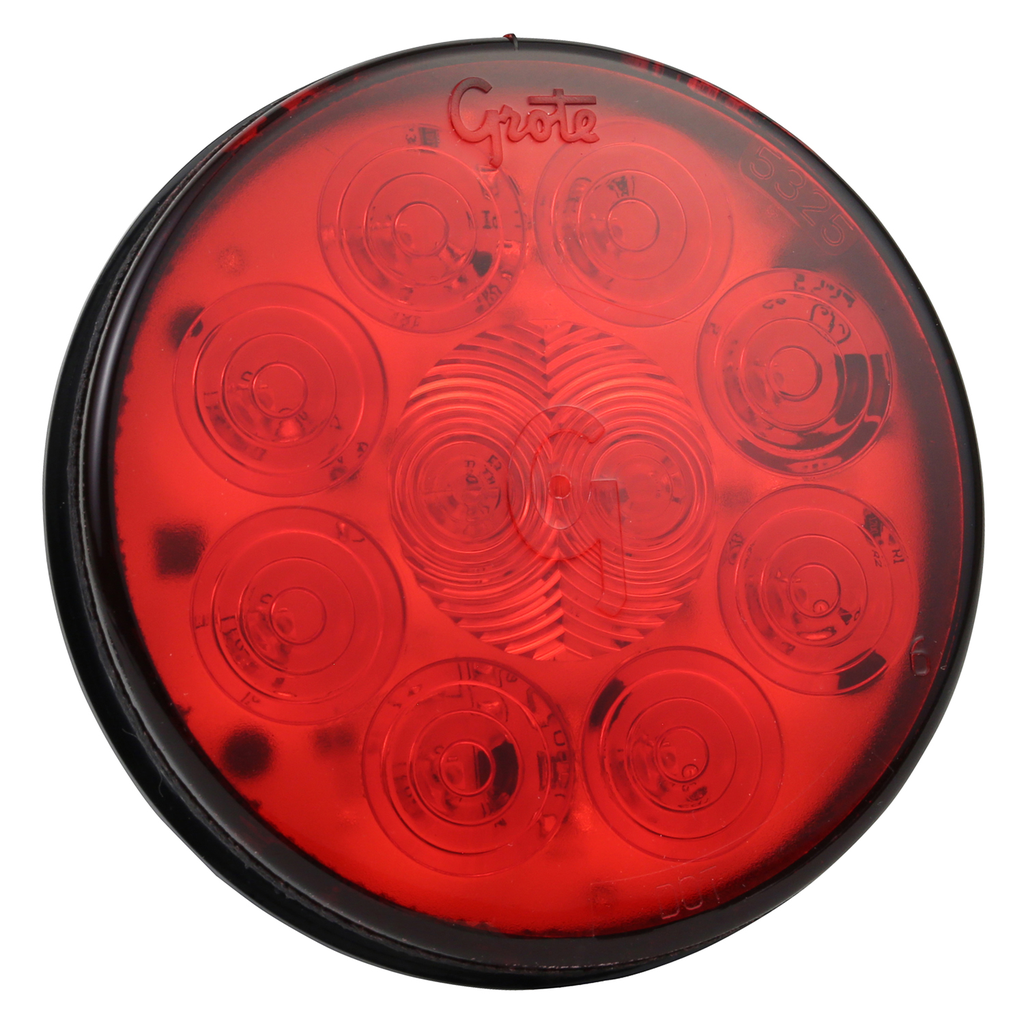 Plafon Redondo 4" Rojo Grote  10 Led