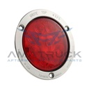 PLAFON REDONDO 4" ROJO GROTE  C/ARO AI