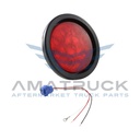 PLAFON REDONDO 4" ROJO GROTE  10 LED SNOVALADOA