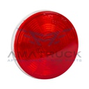 PLAFON REDONDO 4&quot; ROJO GROTE  3 LED