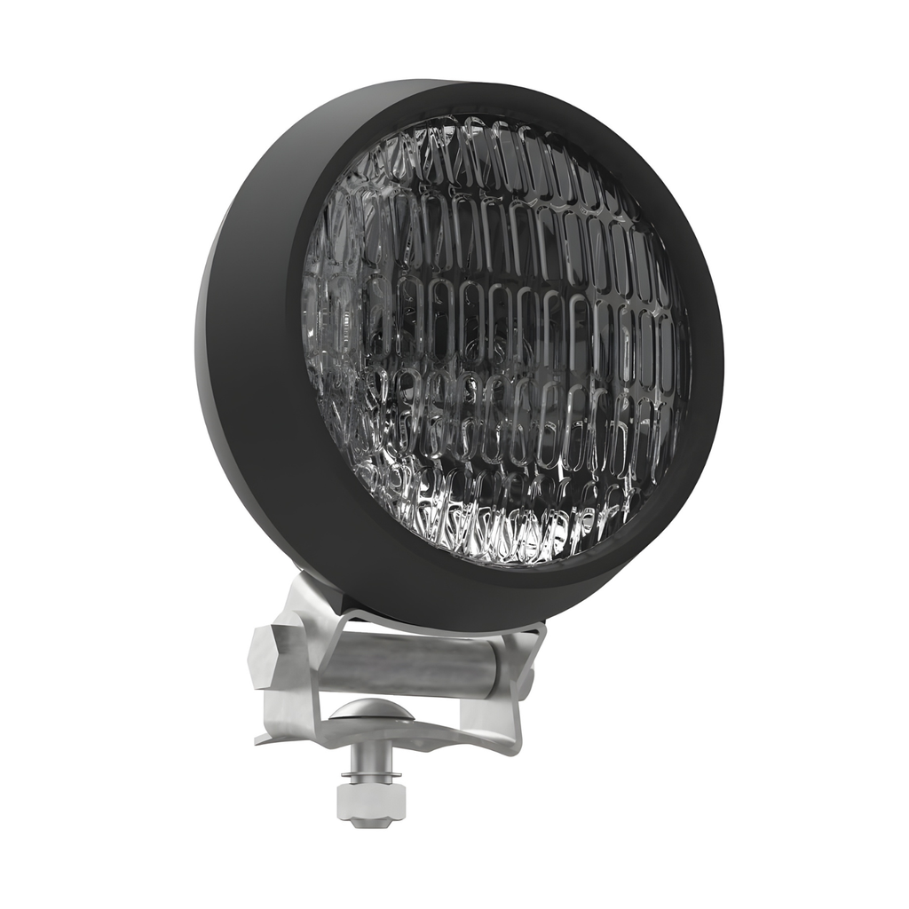 Faro Tractor Redondo Hule Negro PAR36 Grote 64931