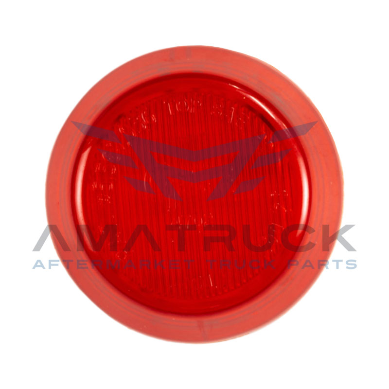 PLAFON REDONDO 2&quot; ROJO GROTE 1/2  LED