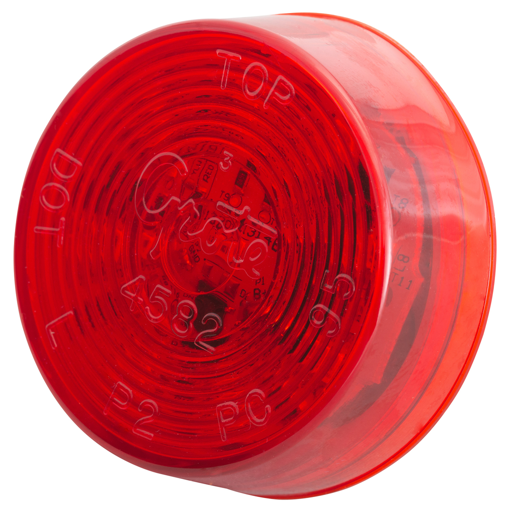 Plafon Redondo 2" Rojo Grote  9 Led