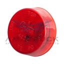 PLAFON REDONDO 2&quot; ROJO GROTE  9 LED