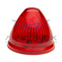 PLAFON REDONDO 2" ROJO  GROTE 9 LED