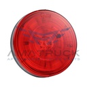 PLAFON REDONDO 4&quot; ROJO GROTE  24 LED