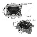 SOPORTE DE MOTOR TRASERO FREIGHTLINER CASCADIA P4