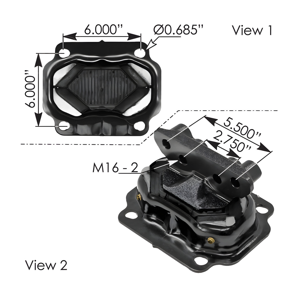 Soporte De Motor Trasero Kenwort- Peterbilt U30023 M17488