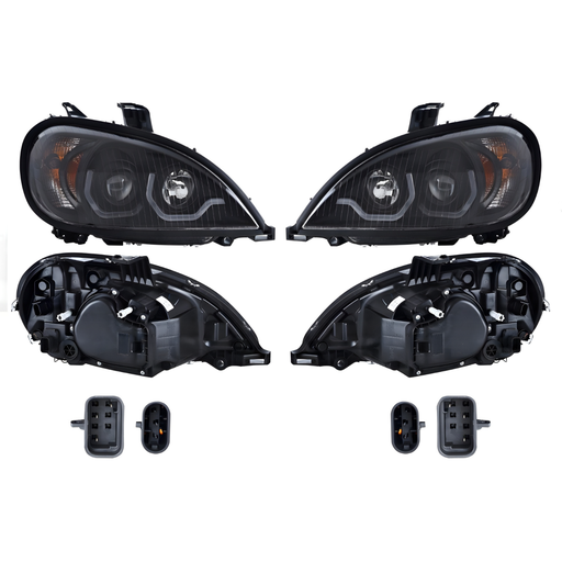 [016-3801-02] Faro Freightliner Columbia 96-17 con Tira LED Depo 016-3801-02