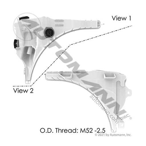 [575.1073] DEPOSITO AGUA FREIGHTLINER CASCADIA P3 A05-25263-003