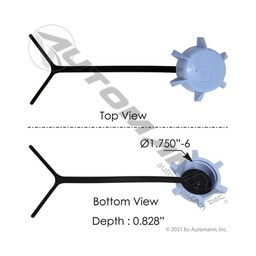 [FL02048] TAPON DEPOSITO AGUA FREIGHTLINER 572.2048