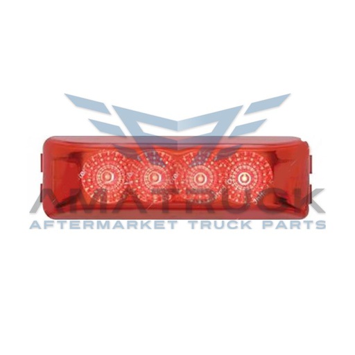 [39464] PLAFON 4" ROJO UP AEROCAB 4 LEDS