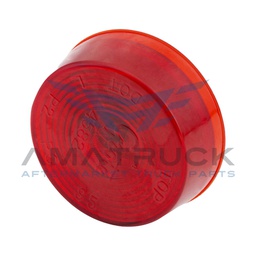 [45822] PLAFON REDONDO 2&quot; ROJO GROTE