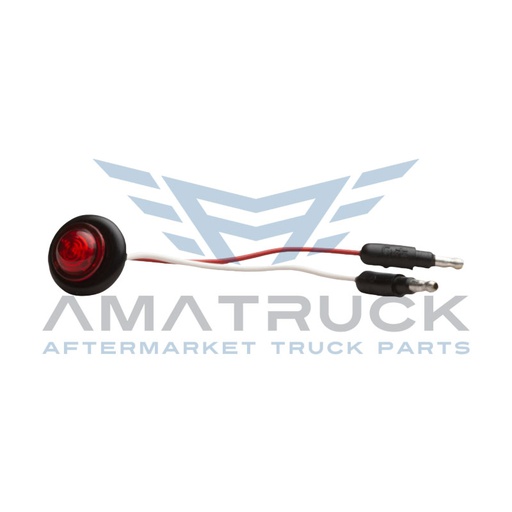 [49322] PLAFON REDONDO 3/4" ROJO GROTE 1LED C/HULE