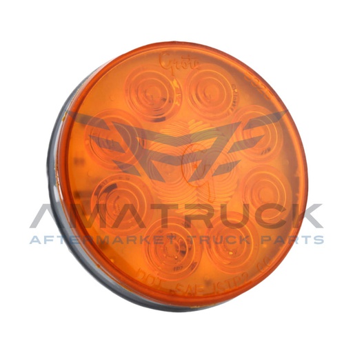 [53253] PLAFON REDONDO 4" AMBAR GROTE  10 LED