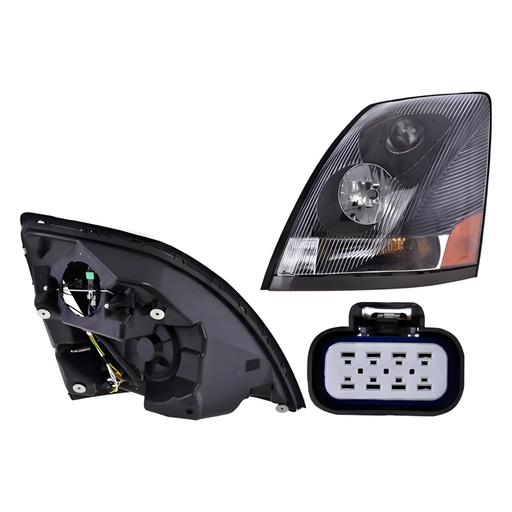 [019-3215-01] Faro Izquierdo Volvo VNL 04-16 Humo con Lupa Depo 019-3215-01