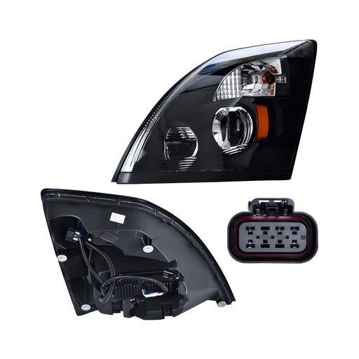 [019-3215-05] Faro Izquierdo Volvo VNL 15-16 con LED Depo 019-3215-05