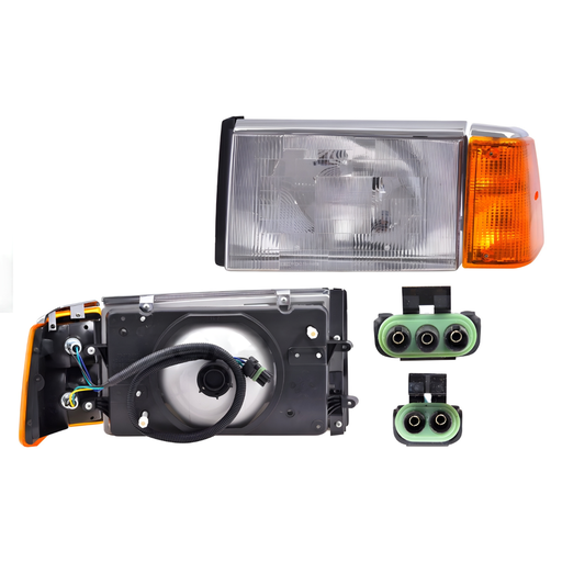 [888-8803-11] Faro Izquierdo Volvo VNL 88-97 C/Cuarto Ámbar Depo 888-8803-11