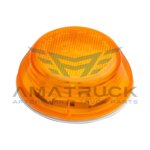 [G1093] PLAFON REDONDO 2 1/2" AMBAR GROTE  LED