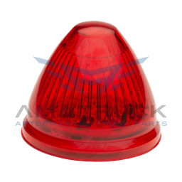 [G3092] PLAFON REDONDO 2&quot; ROJO  GROTE 9 LED