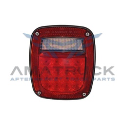 [G5212] CALAVERA STOP GROTE ROJA LED LUZ PARA PLACA