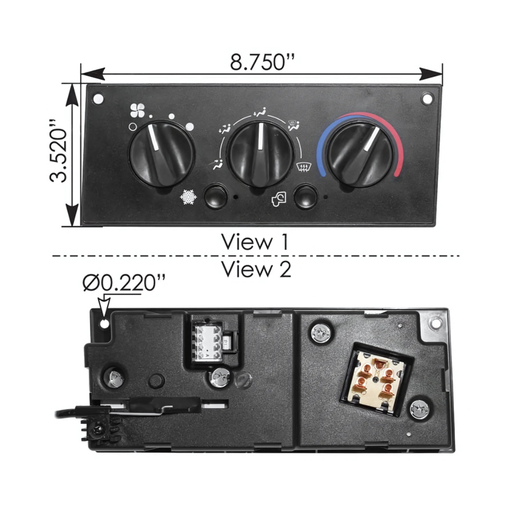 [577.59606K] Control A/C Kenworth T800 F21 1032 100